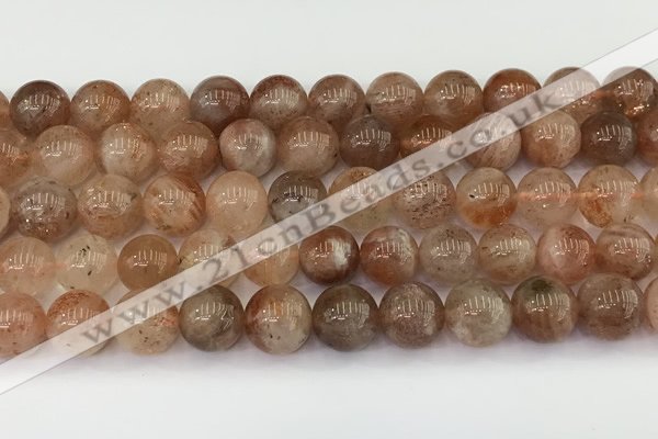 CSS764 15.5 inches 9mm round golden sunstone beads wholesale