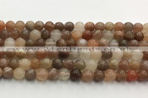 CSS771 15.5 inches 8mm round sunstone gemstone beads wholesale