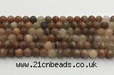 CSS776 15.5 inches 8mm round sunstone gemstone beads wholesale