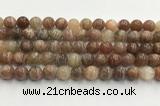 CSS777 15.5 inches 10mm round sunstone gemstone beads wholesale