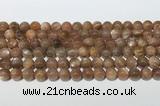 CSS785 15.5 inches 8mm round sunstone gemstone beads wholesale