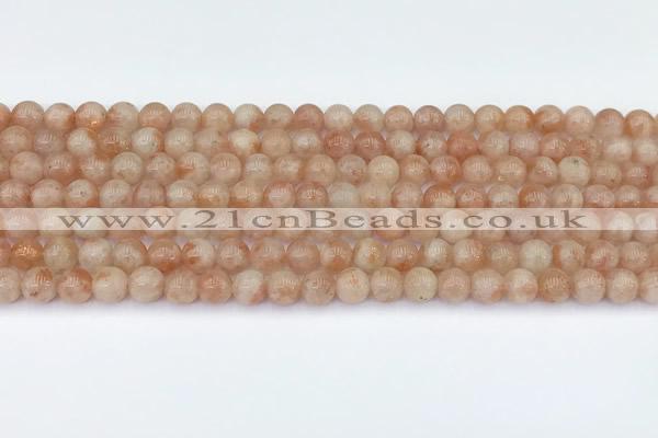 CSS790 15.5 inches 6mm round golden sunstone beads wholesale