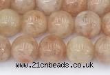 CSS791 15.5 inches 8mm round golden sunstone beads wholesale