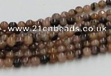 CST01 15.5 inches 4mm round staurolite gemstone beads wholesale