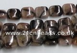 CST08 15.5 inches 10*10mm square staurolite gemstone beads wholesale