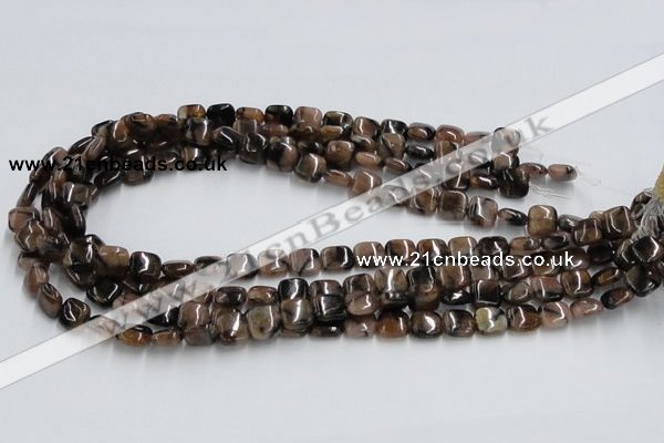 CST08 15.5 inches 10*10mm square staurolite gemstone beads wholesale