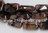 CST15 15.5 inches 13*18mm rectangle staurolite beads wholesale