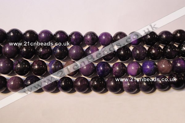 CSU116 15.5 inches 12mm round natural sugilite gemstone beads