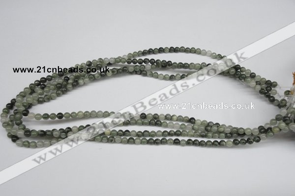 CSW01 15.5 inches 4mm round seaweed quartz beads wholesale