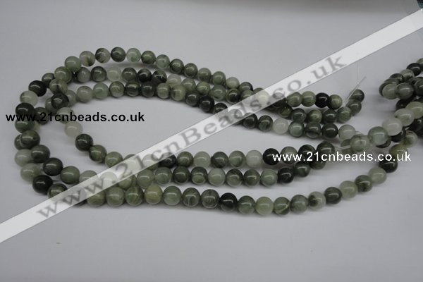 CSW03 15.5 inches 8mm round seaweed quartz beads wholesale