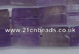 CTB214 15.5 inches 13*18mm faceted tube natural ametrine beads