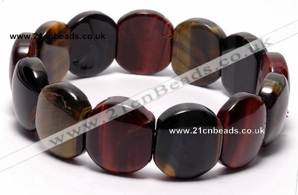 CTB25 7 inches 16*18mm tiger eye stretch bracelet wholesale