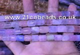 CTB253 15.5 inches 8*10mm - 8*12mm tube natural morganite beads