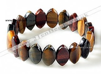 CTB29 7.5 inches 5*11*18mm oval tiger eye stretch bracelet