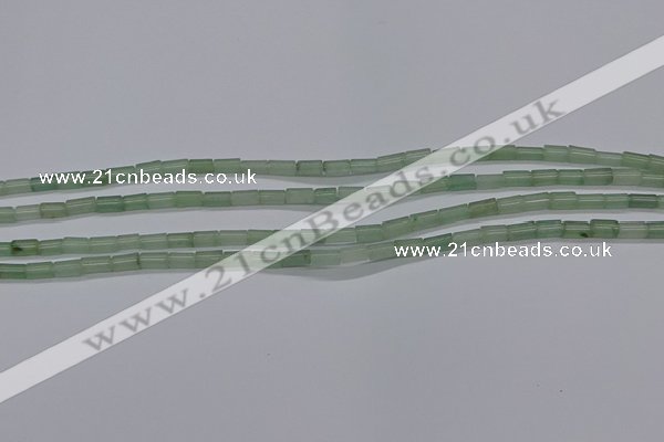 CTB302 15.5 inches 4*6mm tube green aventurine beads wholesale