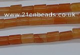 CTB303 15.5 inches 4*6mm tube red aventurine beads wholesale