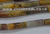 CTB316 15.5 inches 4*13mm tube crazy lace agate beads wholesale