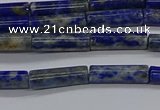 CTB356 15.5 inches 4*13mm tube lapis lazuli beads wholesale