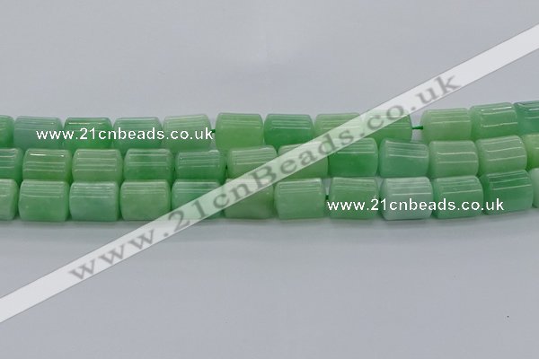 CTB520 15.5 inches 10*13mm triangle jade beads wholesale