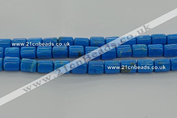 CTB538 15.5 inches 10*13mm triangle turquoise beads wholesale