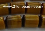 CTB540 15.5 inches 10*13mm triangle golden tiger eye beads wholesale