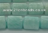 CTB546 15.5 inches 10*13mm triangle amazonite beads wholesale