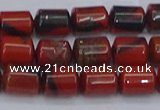 CTB708 15.5 inches 6*8mm tube red jasper beads wholesale