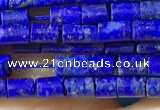 CTB807 15.5 inches 2*4mm tube lapis lazuli beads wholesale