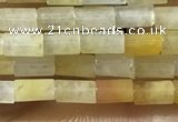 CTB812 15.5 inches 2*4mm tube yellow aventurine beads wholesale