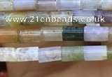 CTB818 15.5 inches 2*4mm tube Indian agate beads wholesale
