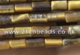 CTB823 15.5 inches 2*4mm tube yellow tiger eye beads wholesale