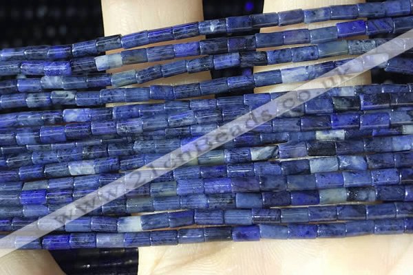 CTB824 15.5 inches 2*4mm tube sodalite beads wholesale