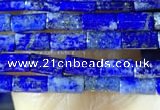 CTB825 15.5 inches 2*4mm tube lapis lazuli beads wholesale