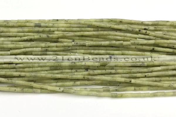 CTB964 15 inches 2*4mm tube jade beads
