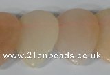 CTD02 Top drilled 22*30mm flat teardrop pink aventurine beads