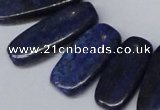 CTD1581 Top drilled 10*20mm - 12*35mm freeform lapis lzuli beads