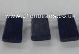 CTD1589 Top drilled 13*18mm trapezoid lapis lazuli gemstone beads