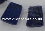 CTD1590 Top drilled 20*25mm trapezoid lapis lazuli gemstone beads