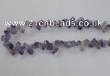 CTD1641 Top drilled 10*14mm - 10*18mm faceted nuggets amethyst beads