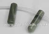 CTD1801 Top drilled 10*30mm - 10*32mm sticks seaweed quartz beads