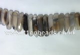 CTD2160 Top drilled 8*20mm - 10*40mm sticks agate gemstone beads