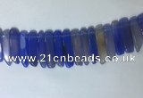 CTD2168 Top drilled 8*20mm - 10*40mm sticks agate gemstone beads