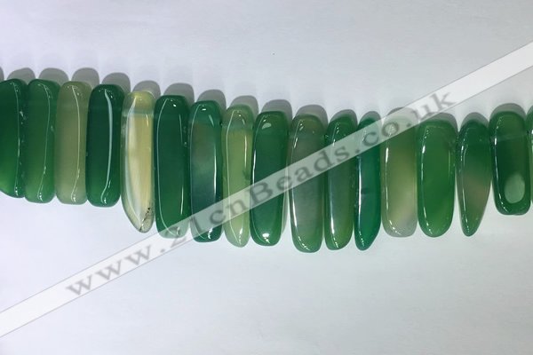 CTD2169 Top drilled 8*20mm - 10*40mm sticks agate gemstone beads