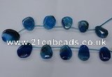 CTD2568 15.5 inches 18*25mm - 30*40mm freeform agate beads