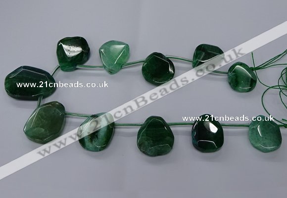 CTD2569 15.5 inches 18*25mm - 30*40mm freeform agate beads