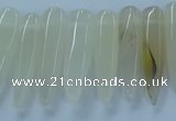 CTD2678 Top drilled 8*25mm - 10*50mm bullet agate beads wholesale