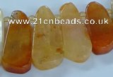 CTD2700 15.5 inches 10*25mm - 18*50mm freeform agate beads