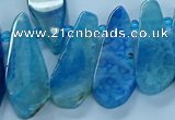 CTD2703 15.5 inches 10*25mm - 18*50mm freeform agate beads