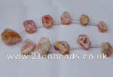 CTD2713 15.5 inches 20*30mm - 35*45mm freeform druzy agate beads