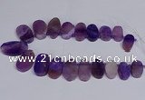 CTD2745 Top drilled 18*25mm - 22*40mm freeform agate beads